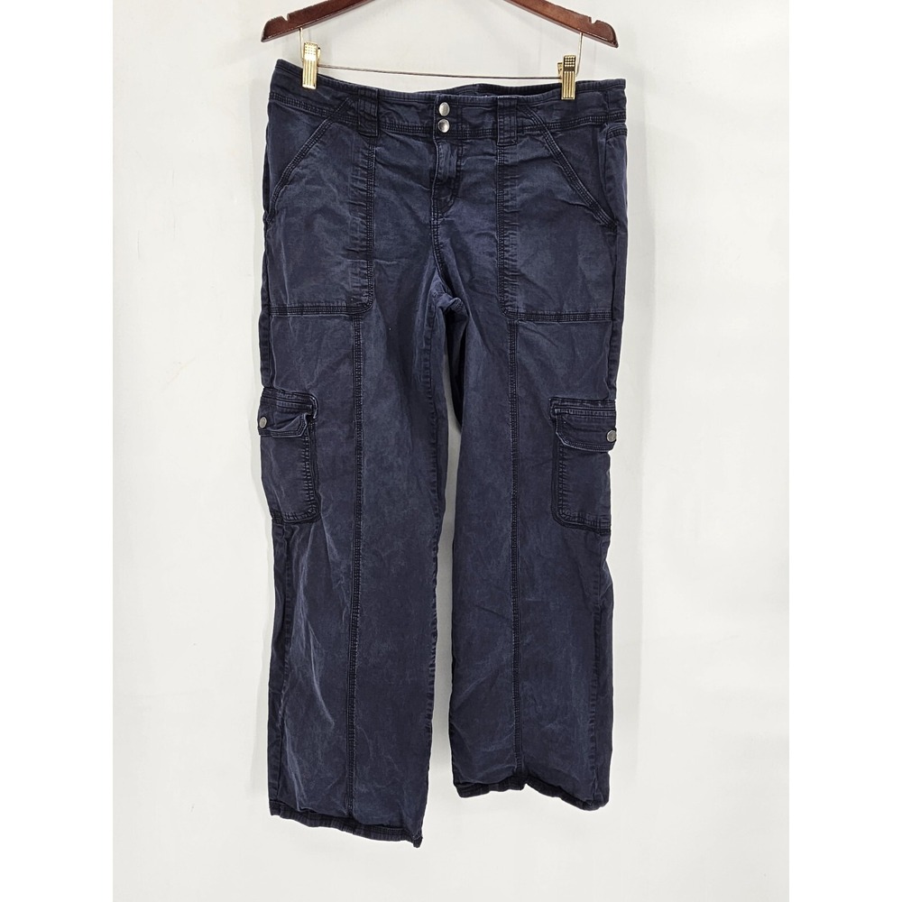 Garage Camden Utility Wear Cargo Pants Blue Street‎ Wear Size 13 Wide Leg